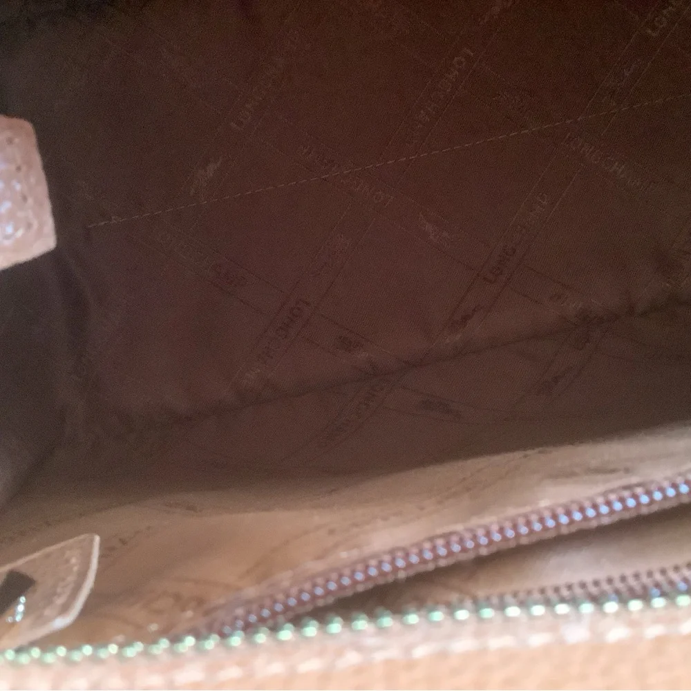 Longchamp Le Foulonne Leather medium tote Bag - Picture 8 of 8